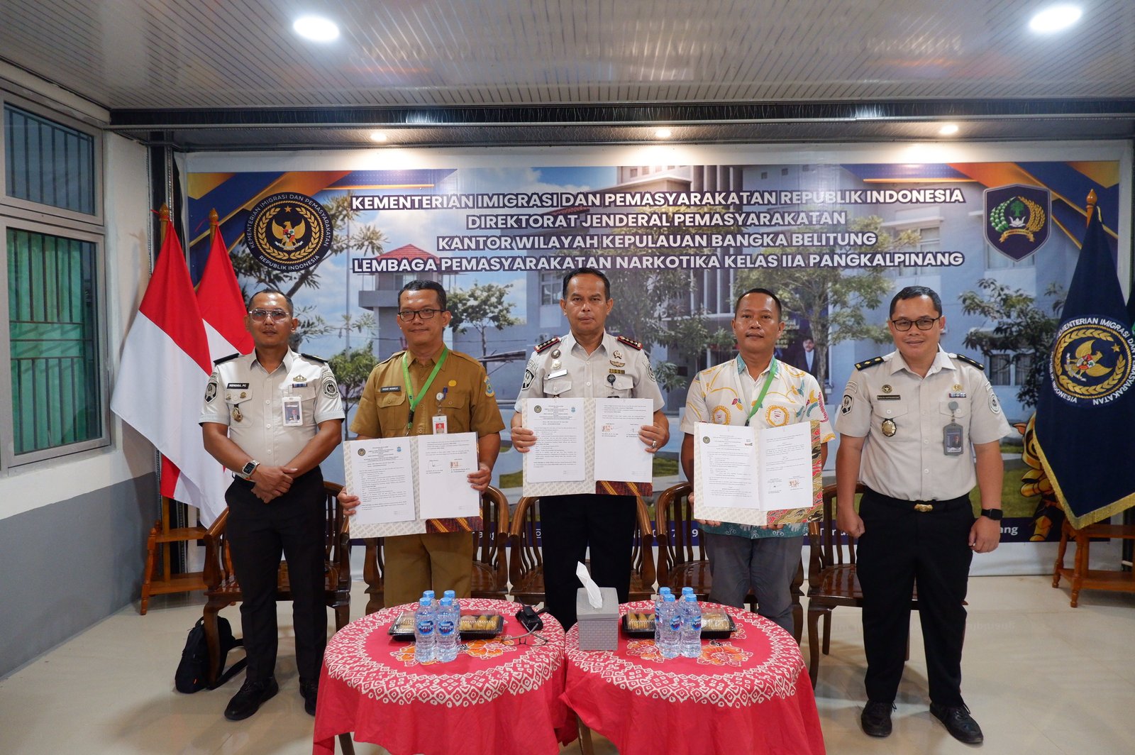 Perkuat Layanan Kesehatan Warga Binaan, Lapas Narkotika Pangkalpinang Jalin Kerja Sama dengan Dinas Kesehatan dan Apotek Reco